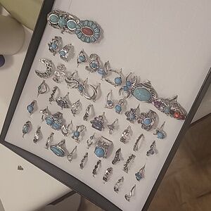 51 piece costume jewelry rings